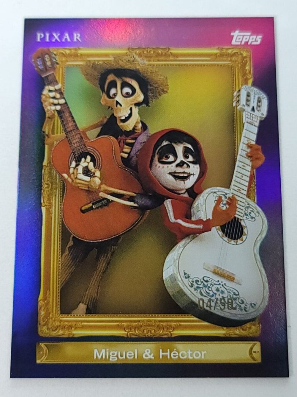Miguel Hector Coco Topps 2026 Disney Neon Family First Limited 04/50